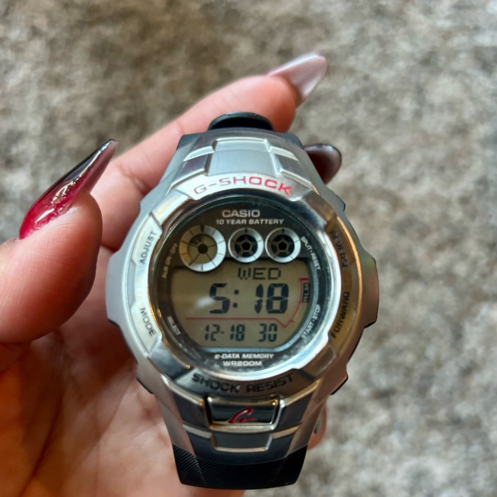 RARE! Casio G-Shock G-7100D Men's Watch Stainless Steel